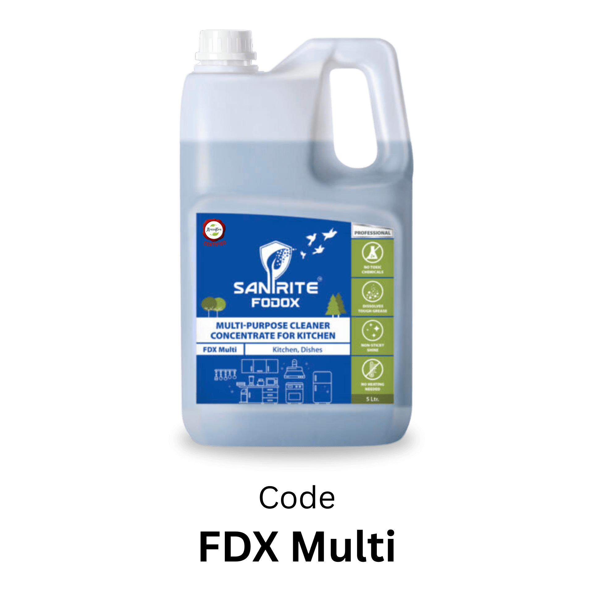 Sanirite Multi Purpose Cleaner Concentrate for Kitchen 1 kitchen multi purpose cleaner Sanirite FDX-Multi