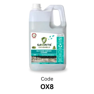 Home 33 Sanirite OX8 oily hard surface cleaner for oil and grease removal