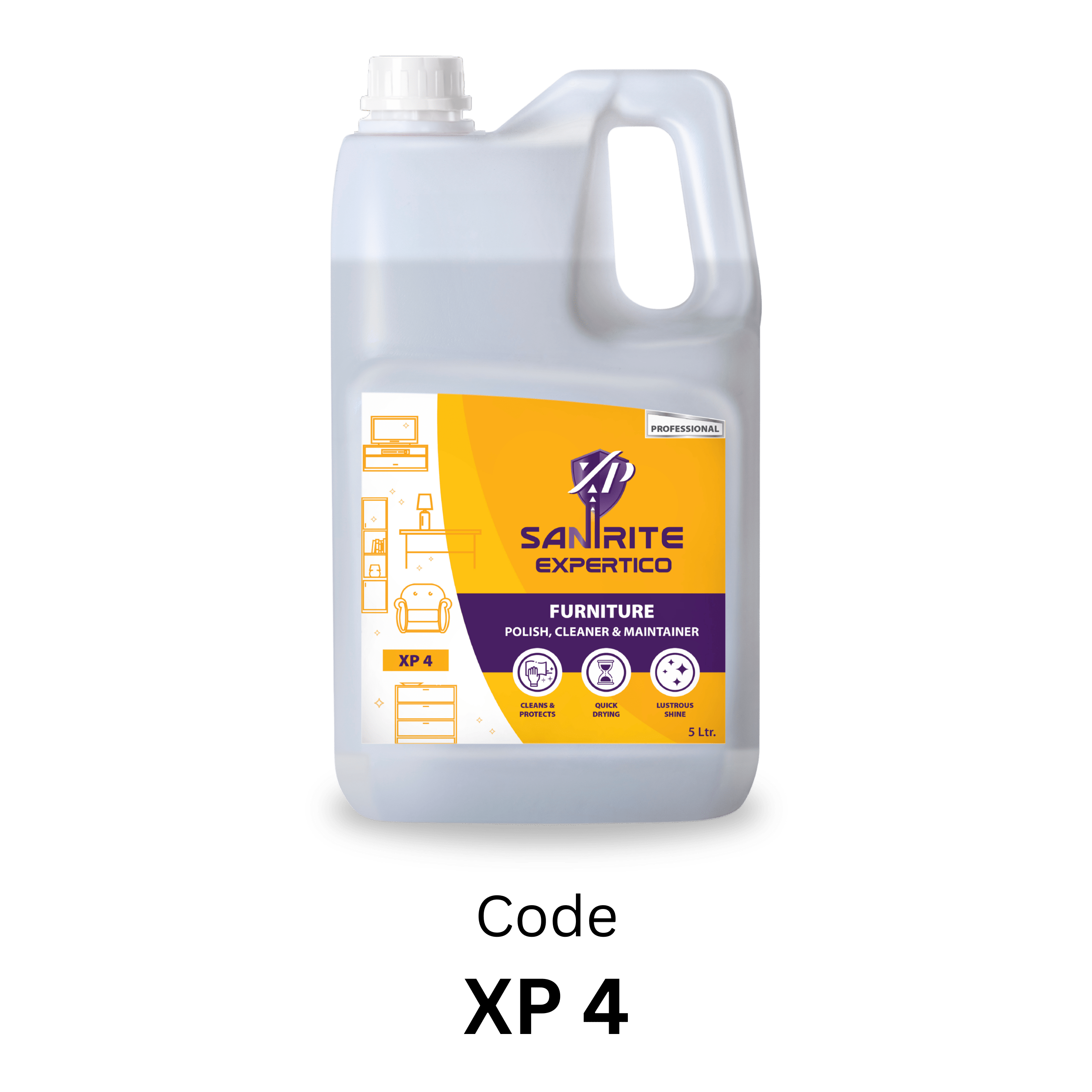 Sanirite Furniture Polish, Cleaner and Maintainer 1 Sanirite XP4 furniture polish and cleaner