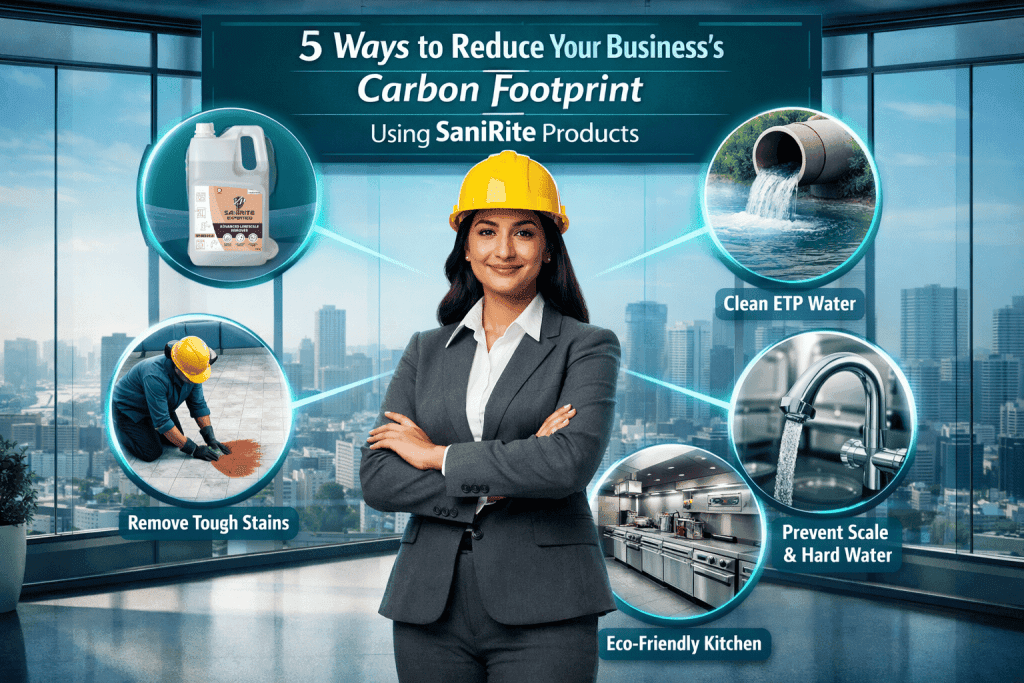 SaniRite OxyShield - Reducing Business Carbon Footprint