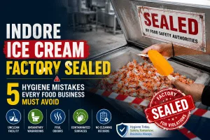 Home 37 Indore ice cream factory sealed by FSSAI for hygiene violations — 5 mistakes food businesses must avoid