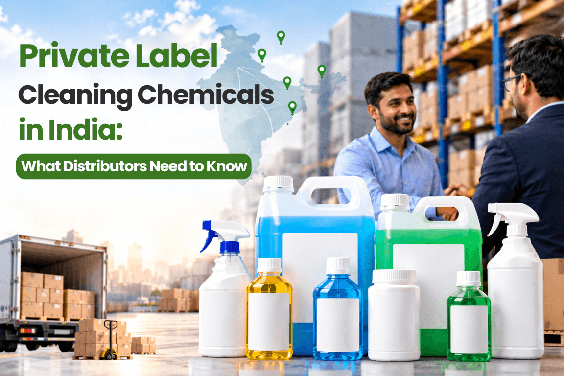 Home 37 Private label cleaning chemicals manufacturing in India, bottles ready for custom branding