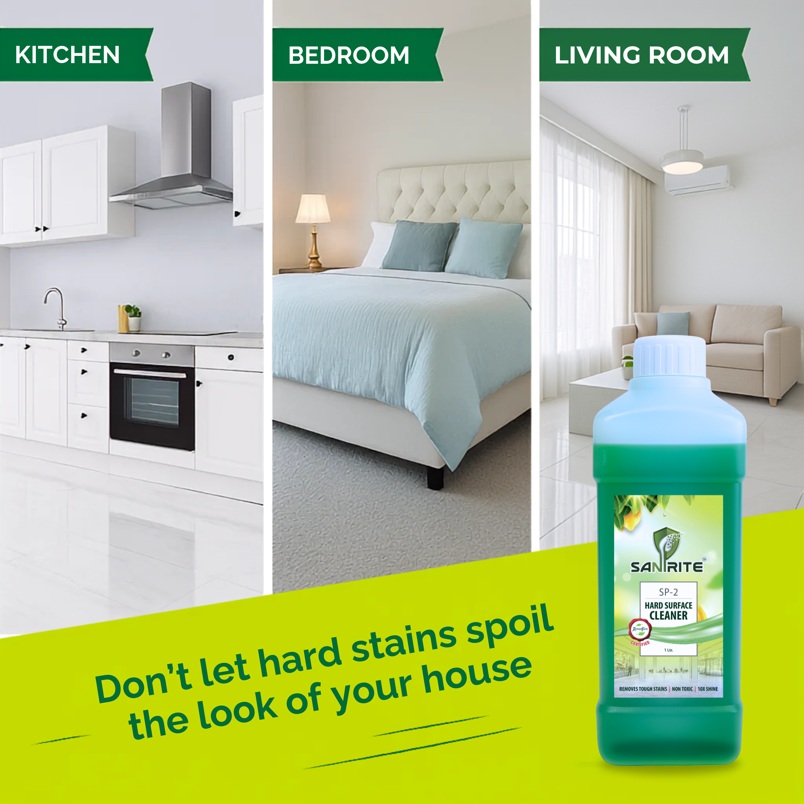 SaniRite Floor Cleaning Liquid, Bio-Based Chemicals 4 SaniRite Floor Cleaning Liquid, Bio-Based Chemicals - Image 4